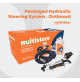 Packaged Outboard Hydraulic Steering Kit for engines up to 115 Hp - OH-115U -  Multiflex